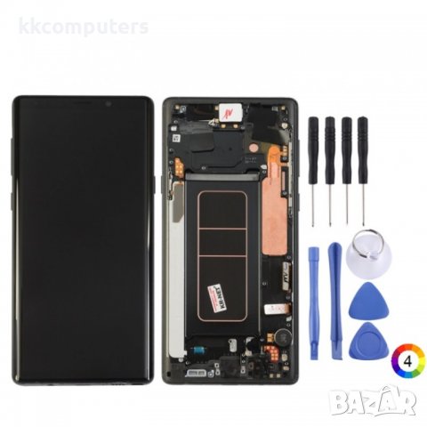 LCD Дисплей и Тъч Скрийн с Рамка за Samsung Galaxy Note9 / N960A / N960F / N960V / N960T / N960U, снимка 1 - Резервни части за телефони - 37794415