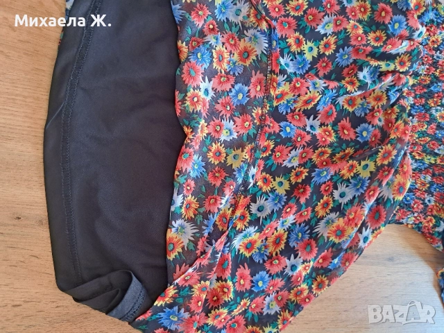 Ефирна рокля на цветя S размер , снимка 2 - Рокли - 51722683