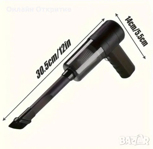 Мощна безжична мини Прахосмукачка 2800mAh 3.7V за Кола, Дом и Козина от Домашни Любимци , снимка 2 - Прахосмукачки - 50178895