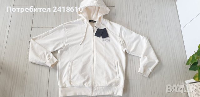 MCM Hoodie Essentials Logo Zip Up Organic Cotton Mens Size М НОВО! ОРИГИНАЛ! Суичер с цял Цип!, снимка 9 - Спортни дрехи, екипи - 43352037