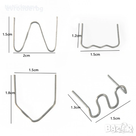 ТОП ЦЕНА!!!СКОБИ ТЕЛЧЕТА 4 ВИДА ЗА ПОЯЛНИК ЗА ЗАЛЕПЯНЕ НА ПЛАСТМАСА., снимка 6 - Поялници и запояване - 53379964