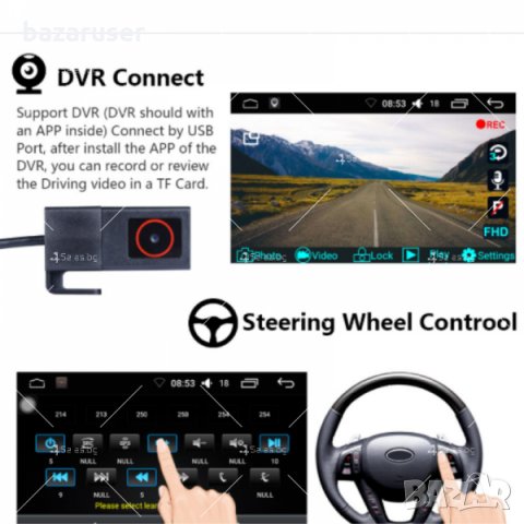 Мултимедия за автомобил с прибиращ се тъч скрийн екран/12 месеца Гаранция, снимка 5 - Аксесоари и консумативи - 32452534