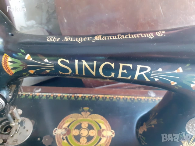 Стара и много красива шевна машина Singer - антика, снимка 5 - Антикварни и старинни предмети - 53323809