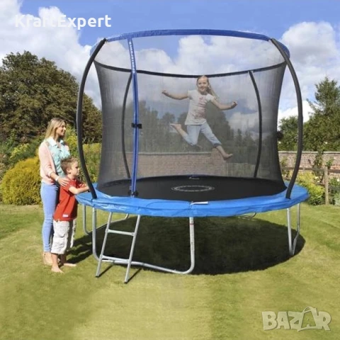 Издръжлив Детски Батут ‘SkyHigh’ 300 см – Наслада и Спорт за Цялото Семейство!, снимка 3 - Други - 50601880