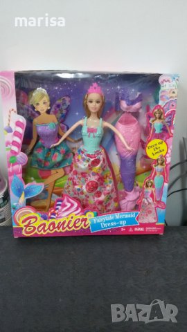 Барби със сменящи се дрехи Русалка, 3в1, в кутия 8690, снимка 2 - Кукли - 39087485