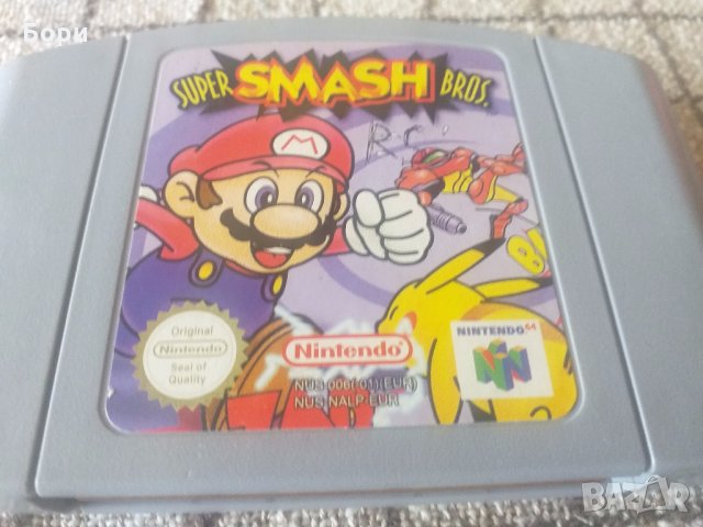 SUPER SMASH BROS NINTENDO 64 , снимка 2 - Игри за Nintendo - 32432522