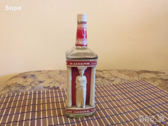 OUZOUNIS MAIDENS  Гръцка бутилка 1964г, снимка 4 - Колекции - 27911956