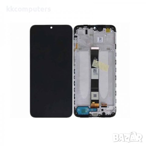 LCD Дисплей за Xiaomi Redmi 9AT (2020) / 560001C3LV00 / Тъч скрийн / Рамка / Черен / Оригинал Servic, снимка 1 - Резервни части за телефони - 36492742