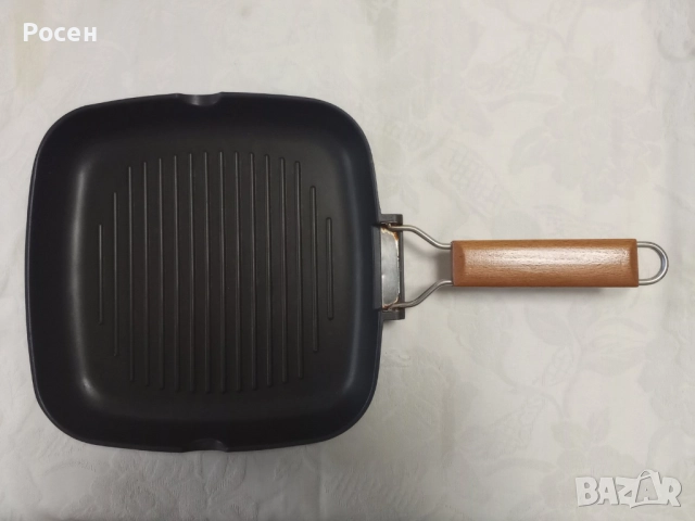 Тиган грил лят алуминий 24см  - 18 лв.