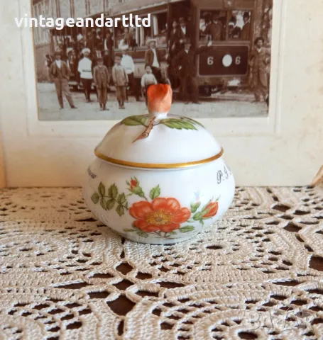 Порцеланова кутийка, Hutschenreuther, перфектна, снимка 2 - Антикварни и старинни предмети - 47497954