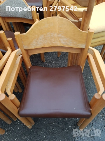 Дървени столове А145, снимка 2 - Столове - 53484083