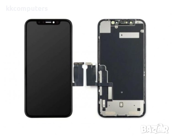 GX INCELL Съвместим LCD Дисплей за iPhone XR 6.1' + Тъч скрийн / Черен / Баркод : 484166