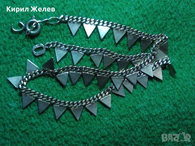 ШИКОЗНА СРЕБЪРНА ГРИВНА СРЕБРО 925 ДИЗАЙНЕРСКИ АРТ МОДЕЛ 31203, снимка 4 - Гривни - 42426316