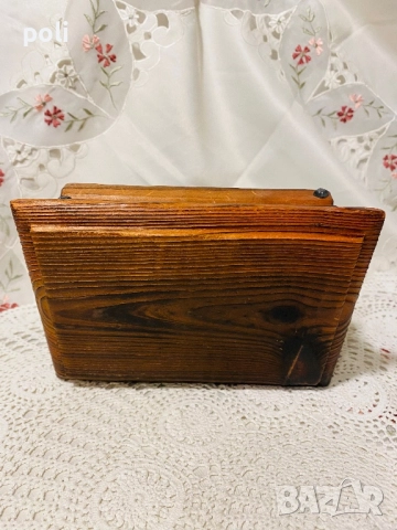 кутия за бижута от дърво и кожа , снимка 8 - Декорация за дома - 52635051