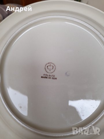 Стара порцеланова чиния,чинии, снимка 7 - Антикварни и старинни предмети - 32712087