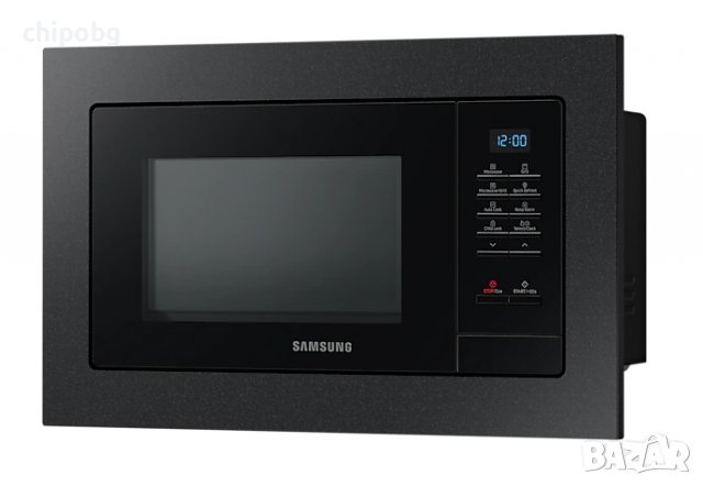  Микровълнова печка, Samsung MG23A7013CB/OL, Built-in microwave grill, Ceramic Inside, 23l, 800 W, B, снимка 2 - Микровълнови - 38424668