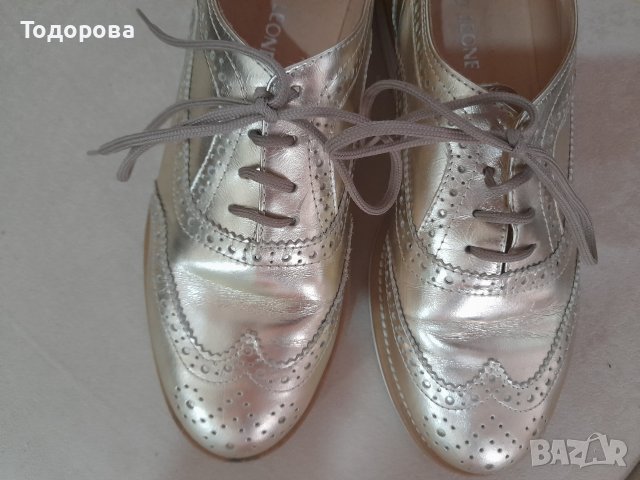 Уникални дамски обувки - естествена кожа № 38, снимка 2 - Дамски ежедневни обувки - 37768947