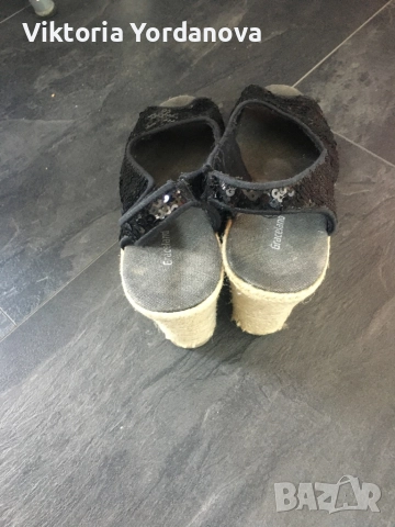 Сандали на платформа. Номер 40, снимка 3 - Сандали - 51593146