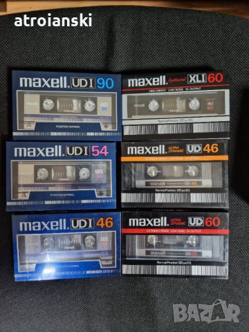 Аудио касети Maxell, снимка 1 - Аудио касети - 36043021