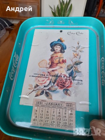 Стар поднос Кока Кола,Coca Cola, снимка 2 - Други ценни предмети - 39372507