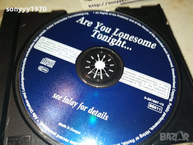 ARE YOU LONESOME TONIGHT CD 1312231908, снимка 2 - CD дискове - 43399470