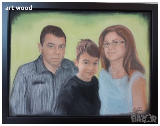 Детски и семейни портрети-ръчно рисувани, снимка 8 - Картини - 28968718