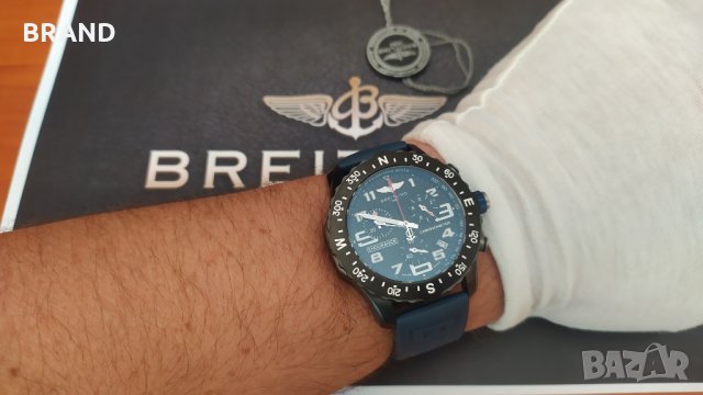 BREITLING ENDURANCE PRO 44мм кварцов с действащ хронограф клас 5А+, снимка 13 - Мъжки - 33307789