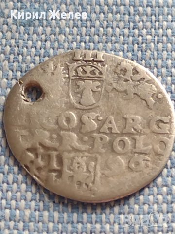 Сребърна монета 3 гроша 1596г. Сигизмунд трети ПОЛША 28451, снимка 7 - Нумизматика и бонистика - 42930549