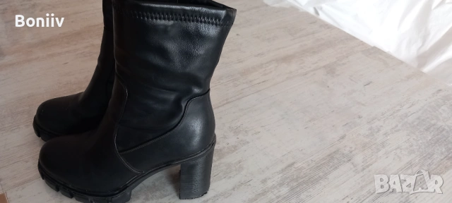 Дамски боти на висок ток №36, снимка 5 - Дамски боти - 53060980