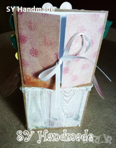 Ръчно изработена Pop Up кутия, снимка 3 - Други - 27849550