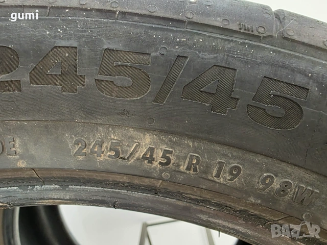 2бр летни гуми 245/45/19 CONTINENTAL L04640 , снимка 4 - Гуми и джанти - 53097063