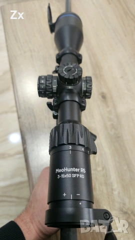 оптика MЕОРТА MEOНUNTЕR R5 3-15x50 SFP RD-4C, снимка 2 - Оборудване и аксесоари за оръжия - 53496303