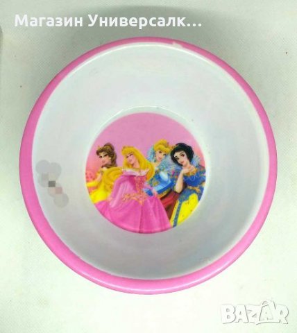 Детска купичка за момиче с Принцеси, снимка 2 - Други стоки за дома - 28073374
