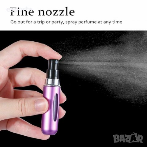 5ml преносим пулверизатор за парфюм пълнещ се travalo атомайзер спрейър джобен флакон шишенце, снимка 8 - Унисекс парфюми - 38117432