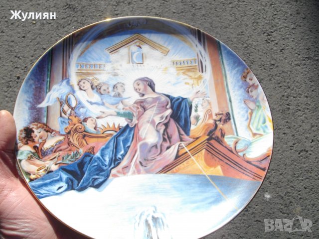 СТАРА ПОРЦЕЛАНОВА ЧИНИЯ ЗА СТЕНА, снимка 3 - Антикварни и старинни предмети - 39144022