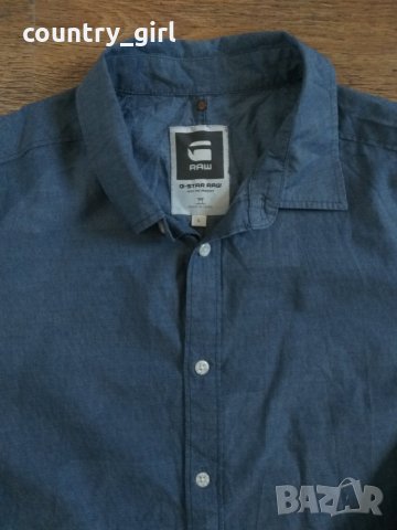 g-star landoh clean shirt - страхотна мъжка риза КАТО НОВА, снимка 2 - Ризи - 29022881
