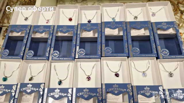 Колие с кристал Сърце, снимка 7 - Колиета, медальони, синджири - 48629269