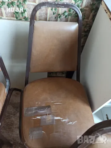  2 броя метални столове, снимка 4 - Столове - 49796578