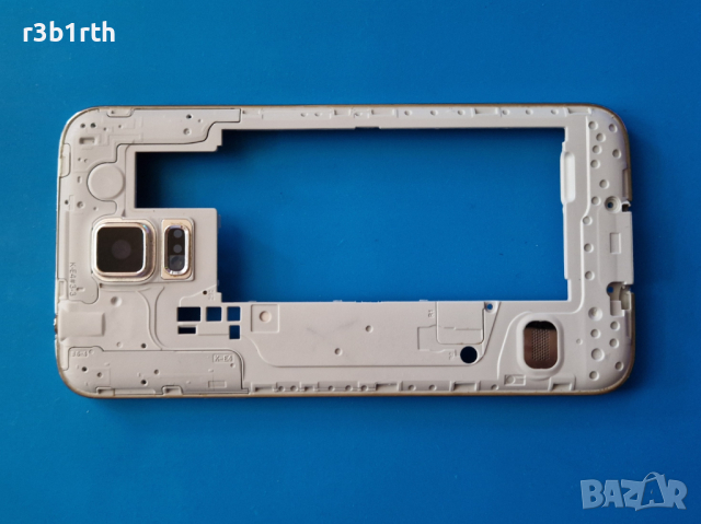 Samsung S5 - Рамка, оригинална (SM-G900F), снимка 2 - Резервни части за телефони - 44846530