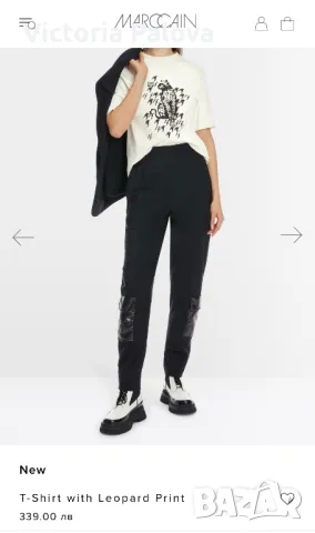 MARCCAIN уникална тениска/топ, снимка 13 - Тениски - 47317000