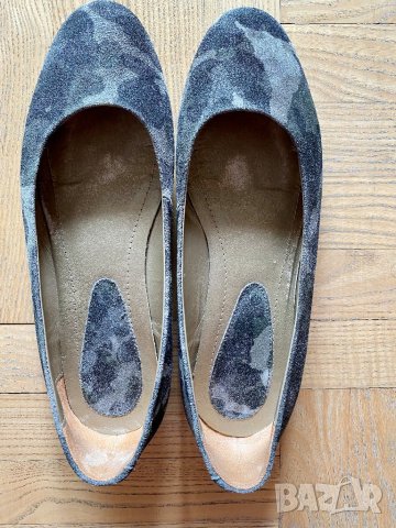 Балеринки Scarperia, естествен велур, размер 41, снимка 4 - Дамски елегантни обувки - 40839959