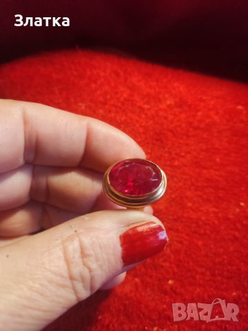 Старо злато СССР. Руски златен пръстен. Златен пръстен СССР. Руско злато Златни бижута СССР, снимка 7 - Пръстени - 43773301