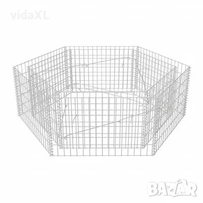 vidaXL Хексагонален габион повдигната леха, 160x140x50 см(SKU:142534), снимка 1 - Други - 49135476