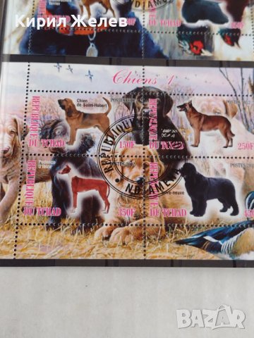 Пощенски марки  чиста комплектна серия КУЧЕТА поща Република Чад за колекция 29545, снимка 6 - Филателия - 37780410