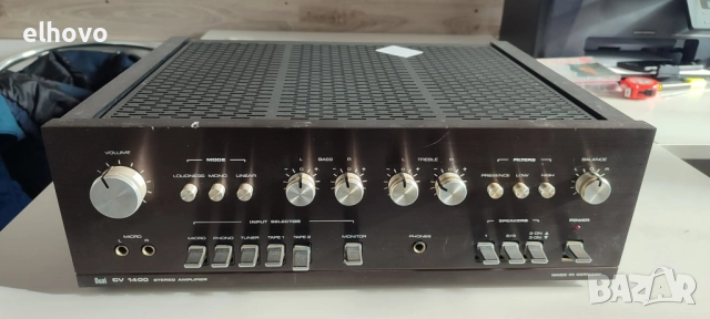 Стерео усилвател DUAL CV1400#1, снимка 7 - Ресийвъри, усилватели, смесителни пултове - 52720229