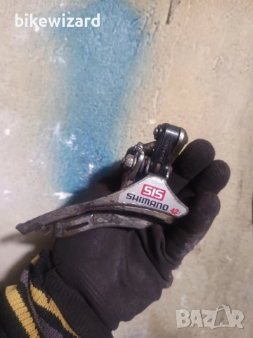 Shimano 31.8 преден обтегач горно дърпане, снимка 3 - Части за велосипеди - 51968793