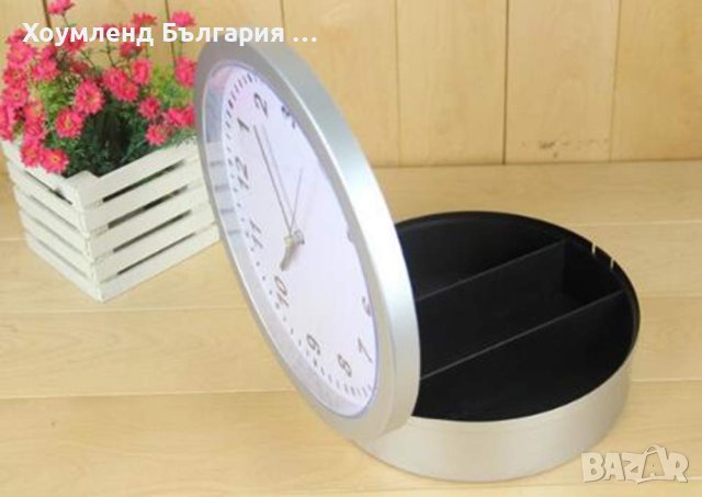 Стенен часовник с тайник тип сейф, снимка 6 - Стенни часовници - 43314208