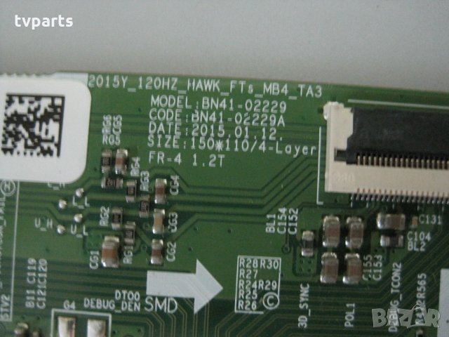 T-Con борд Samsung UE55J6300  BN41-02229 BN41-02229А CY-WJ055CSLV1H 100% работещ , снимка 2 - Части и Платки - 28093969