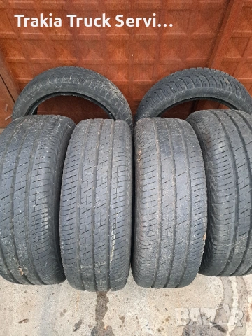 Комплект гуми с дванти и сензори 215 60 R16C Continental Vanco 2