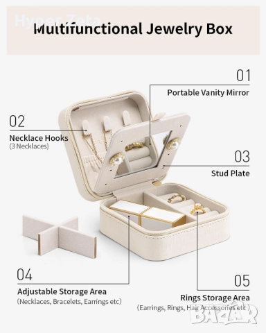 Малка кутийка за бижута, снимка 2 - Органайзери - 51958918